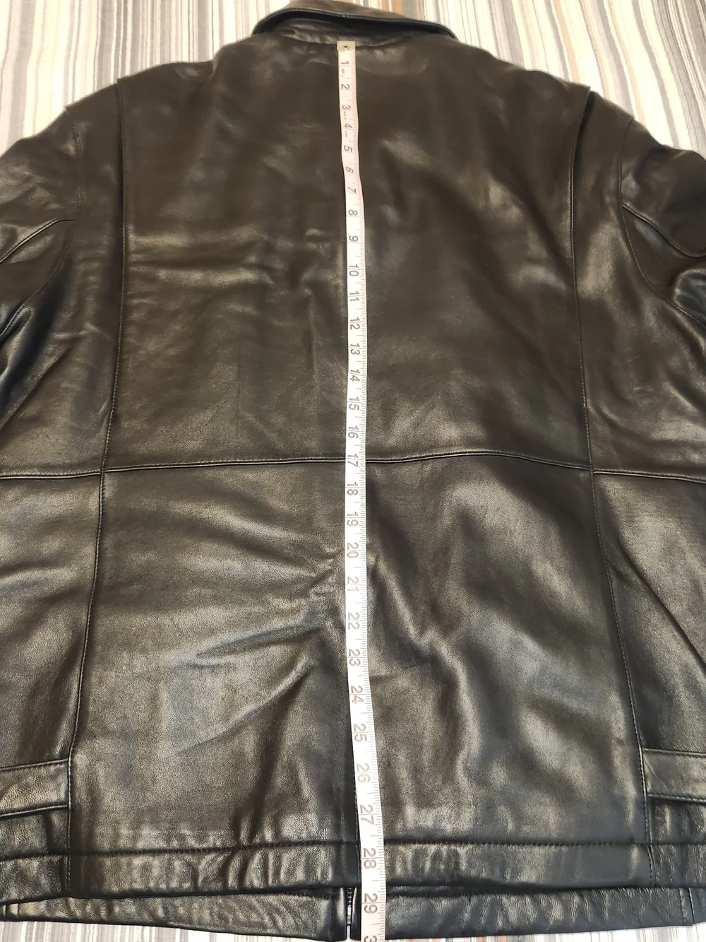 Brandini Black Leather Le Collezioni Jacket Mens Size Large